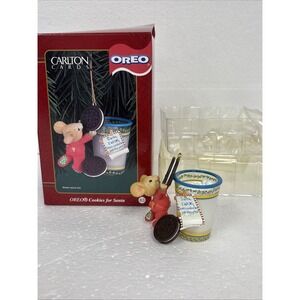 Carlton Cards 1999 Heirloom Collection Ornament 'OREO© Cookies for Santa'
